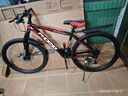 凤凰（Phoenix） 山地自行车成年人男士女士学生变速减震油刹线刹山地车自行车 黑红/铝合金车架/蓝图定位 27.5寸（身高170-190左右） 30速数字指拨/默认线碟可改油碟 实拍图