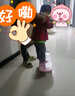 特步（xtep） 儿童滑板双翘板男女滑板儿童初学动作刷街青少年四轮滑板车 粉色独角兽-31寸 实拍图
