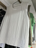 蕉内棉棉301H情侣款背心男女士100%纯棉无侧缝宽松圆领居家睡衣夏季 【宽肩】云灰 2XL 实拍图