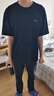森马[凉感抗菌]t恤男夏字母印花短袖T恤男简约男士t恤情侣短袖t恤上衣 [抗菌凉感速干]漂白10007 XL 实拍图