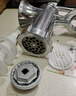 全适手动绞肉机多功能家用灌肠机手摇小型绞菜碎肉机不锈钢刀片磨粉机 实拍图