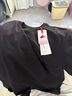 布先生明星同款长袖T恤男士小白T内搭 长袖标准T-圆领-黑色 2XL(185) 实拍图