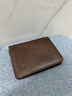 袋鼠男士钱包2026新款真皮短款驾驶证一体卡包复古牛皮男式多功能皮夹 啡色两折款 实拍图