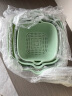 加度沥水篮塑料双层加厚洗菜盆厨房客厅家用洗水果篮淘米神器置物架 实拍图