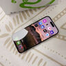闪魔 适用苹果钢化膜iphone手机膜高清抗指纹防爆防摔保护膜 【黑色全玻璃|抗蓝光】2片+神器 苹果iPhone14Pro 实拍图