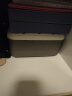橱明星带锁密码箱隐私文件家用密码保险箱小型大容量贵重物品保管收纳盒 中号16L白灰【四位密码+带隔层】 实拍图