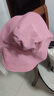 红蜻蜓（RED DRAGONFLY）防晒帽子女超大帽檐夏季旅行沙滩防紫外线太阳帽户外渔夫遮阳帽 粉色+米白【17CM大檐】 均码 实拍图
