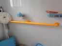 悠米卫生间扶手老人专用厕所浴室马桶扶手起身器残疾人无障碍安全栏杆 【50cm一字型安全扶手】黄白可选 201加强型32管径 实拍图