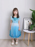 蓓然美（BeiRanMay）爱莎公主裙2025艾莎裙子六一儿童演出服生日礼物洋气泡泡袖网纱裙 公主裙+披风+皇冠+魔法棒 110 （建议身高95-104CM) 实拍图