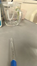 COOKSS儿童牛奶杯玻璃杯家用饮水杯带刻度吸管水杯宝宝冲泡奶粉杯绿恐龙 实拍图