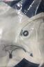 MQD童装男童夏季纯棉卡通插肩袖儿童套头多色宽松短袖T恤 米白 160 实拍图