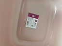 加厚长方形塑料洗脸盆家用大号洗衣洗菜盆婴儿洗澡盆学生宿舍脸盆 【中号】北欧粉 实拍图