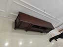 思美琢美式复古真皮沙发深棕色皮沙发组合客厅乡村风格广东佛山真皮沙发 三人位 实拍图