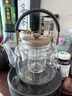 雅集耐热玻璃茶壶茶具提梁壶煮茶器茶水分离蒸煮二用木把提梁壶1300ml 实拍图