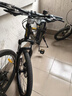 喜德盛青少年自行车童车中国风20/22寸铝架碟刹变速6-10男女孩山地车 22寸黑/镭射金-23款 实拍图