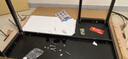 久丞家具转角电脑桌学生家用书桌双人书架一体组合桌卧室拐角L型电竞桌子 【书架款】黑色右转角 140x80x74cm 实拍图