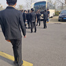 海派浩宇西服套装男士修身商务正装西装整套男职业装上班套西新郎结婚礼服 黑色二扣西服+西裤 2XL (180) 推荐65-72kg 实拍图
