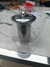 沽咚小茗玻璃茶具整套小茶杯套装泡茶器全装家用喝茶功夫茶具配件带过滤 直把9件套（加大茶壶）-650ml壶 实拍图