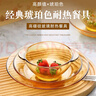 喜碧（Scybe）盘子耐热玻璃盘子果盘碟餐盘菜盘糖果点心盘洛斯23cm 2只装 实拍图