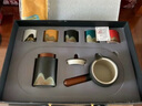 苏氏陶瓷（SUSHI CERAMICS）手绘釉画彩千里江山茶具套装礼盒侧把壶五色杯文创伴手礼 实拍图