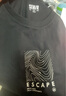 森马（Semir）短袖T恤男凉感抗菌夏装户外设计感印花上衣休闲圆领t恤通勤潮 黑色90001 S 实拍图
