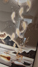 墨派（Mopai）玄关装饰画竖版现代简约走廊过道背景墙壁画入户轻奢挂画免打孔 财鹿望月 80*160cm烤瓷镶钻+铝合金边框 实拍图