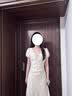 棉致法式杏色温柔风连衣裙女夏季2026新款小个子高级感小众显瘦长裙 6608杏色【高品质43.5】 L 110-125斤 实拍图