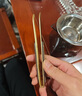 逸居客（YIJUKE）黑檀木黄铜茶夹茶叶夹茶镊子茶杯夹子茶道茶具配件 实拍图