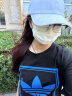 肯默街头棒球帽笑脸织标鸭舌帽防晒软顶帽子男女礼物 白色 均码 实拍图