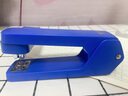 晨光（M&G）12#旋转式订书机 360°摇头订书器中缝装订 临时装订可拆耐用商务办公用品 蓝色单个装ABS916D8 实拍图