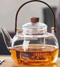 忆壶茶（YIHUTEA）煮茶壶电陶炉煮茶器烧水壶泡茶炉养生壶套装泡茶壶加厚提梁壶 【透明加厚】雅茗壶1000ml 实拍图