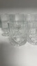CLITON玻璃威士忌酒杯加厚雕花欧式烈酒杯洋酒杯家用水杯玻璃杯套装6只 实拍图