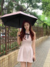权尚【防晒100%】太阳伞遮阳双层防晒紫外线胶囊便携雨伞户外便携女生 【晚樱粉】冰晶降温+0光防晒 【90天】免费试用 实拍图