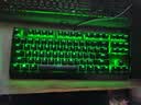 雷蛇（Razer） 黑寡妇蜘蛛Blackwidow X系列游戏机械键盘 黑色（绿轴 雷云2 悬浮键） X竞技版(小蜘蛛)-87键单色绿光 实拍图