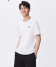 彪马（PUMA）纯色宽松短袖T恤男女情侣款新款夏季运动上衣 690409 白-02 S (170/92A) 实拍图