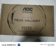 AOC 27英寸4K 160Hz/FHD 320Hz双模 HDR400 10bit 1ms 硬件低蓝光 游戏电竞电脑显示器 宙斯盾U27G4 实拍图