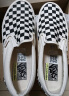 VANS范斯中性鞋Slip-On VR3低帮经典帆布鞋休闲鞋 一脚蹬 棋盘格 38.5 实拍图