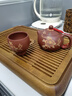 茗茶艺壶 紫砂壶宜兴纯全手工名家原矿大红袍西施泡茶壶茶具 彩绘全套 实拍图
