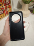 Freeson 适用华为Mate70 Pro/+/优享版手机壳支架皮套 全包防摔耐磨素皮保护套外壳防刮 黑色 实拍图