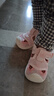 婧麒（JOYNCLEON）婴儿凉鞋宝宝学步鞋软底防滑网面单鞋透气男女宝网鞋婴儿机能鞋 粉红色 17 码(内长13cm脚长12.5cm) 实拍图