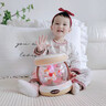 勒米熊婴儿玩具手拍鼓0-6个月儿童宝宝音乐拍拍鼓1-2-3周岁早教生日礼物 充电款升降旋转木马手拍鼓 实拍图
