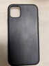 W&P适用苹果11手机壳iphone11保护套亲肤防摔不沾指纹液态硅胶壳男女潮牌经典黑wp 实拍图