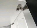 米客米家（MIKEMIJIA） 米客米家 鞋柜家用门口入户一体大容量收纳储物玄关柜鞋架 【店长推荐】暖白色120*32*100CM 组装（自行安装） 实拍图