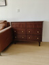 柏梦可实木斗柜中古风卧室收纳柜五斗柜小户型客厅靠墙储物抽屉床尾边柜 全实木六斗-100*40*80.7cm胡桃色 实拍图