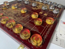博圣象棋水晶中国象棋高档皮盒套装楚汉之争创意三国立体人物成人学生大号象棋收藏送礼礼盒套装 楚汉棋+高档折叠木棋盘套装 实拍图