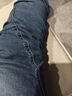 真维斯（JEANSWEST）牛仔裤男士春夏款修身小脚长裤潮流潮牌商务直筒长裤男蓝色32 实拍图