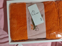 浅野（air kaol）大浴巾男士纯棉女生速干【日本进口】加厚不掉毛高端五星级酒店款 纯棉 胡萝卜橙60*120cm1条 实拍图