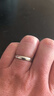 mini&yaya足银戒指男士嘻哈潮流单身尾戒男生生日情人节礼物送男友老公 万人选择*简约男戒 实拍图
