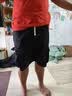 工装短裤男士夏季新款宽松大码初中生青少年夏天冰丝休闲五分裤子 风度K21黑色 L 【100-120斤】 实拍图