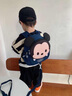 迪士尼（Disney）幼儿园书包男童1-3岁6大班小班米奇男孩宝宝儿童背包户外出游 米奇藏青【配防走失绳】 实拍图